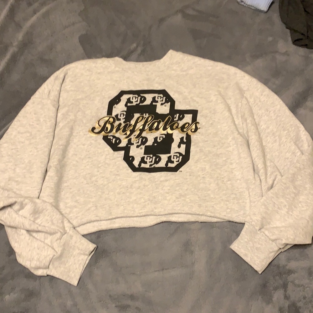 Cu boulder cropped sweatshirt